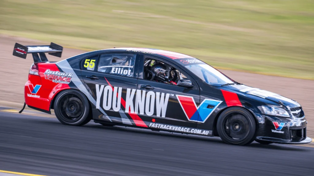 Feel the Thrill of a V8 Racecar
