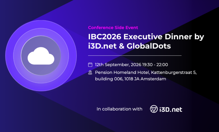 IBC2026 Executive Dinner by i3D.net & GlobalDots